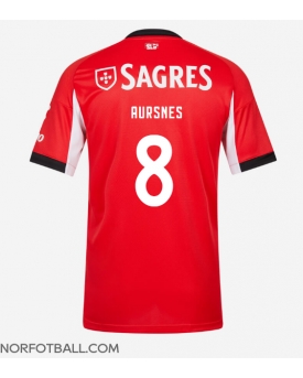 Billige Fotballdrakt Benfica Fredrik Aursnes #8 Replika Hjemmedrakt 2025-26 Kortermet Billige Fotballdrakt Benfica Fredrik Aursnes #8 Replika Hjemmedrakt 2025-26 Kortermet